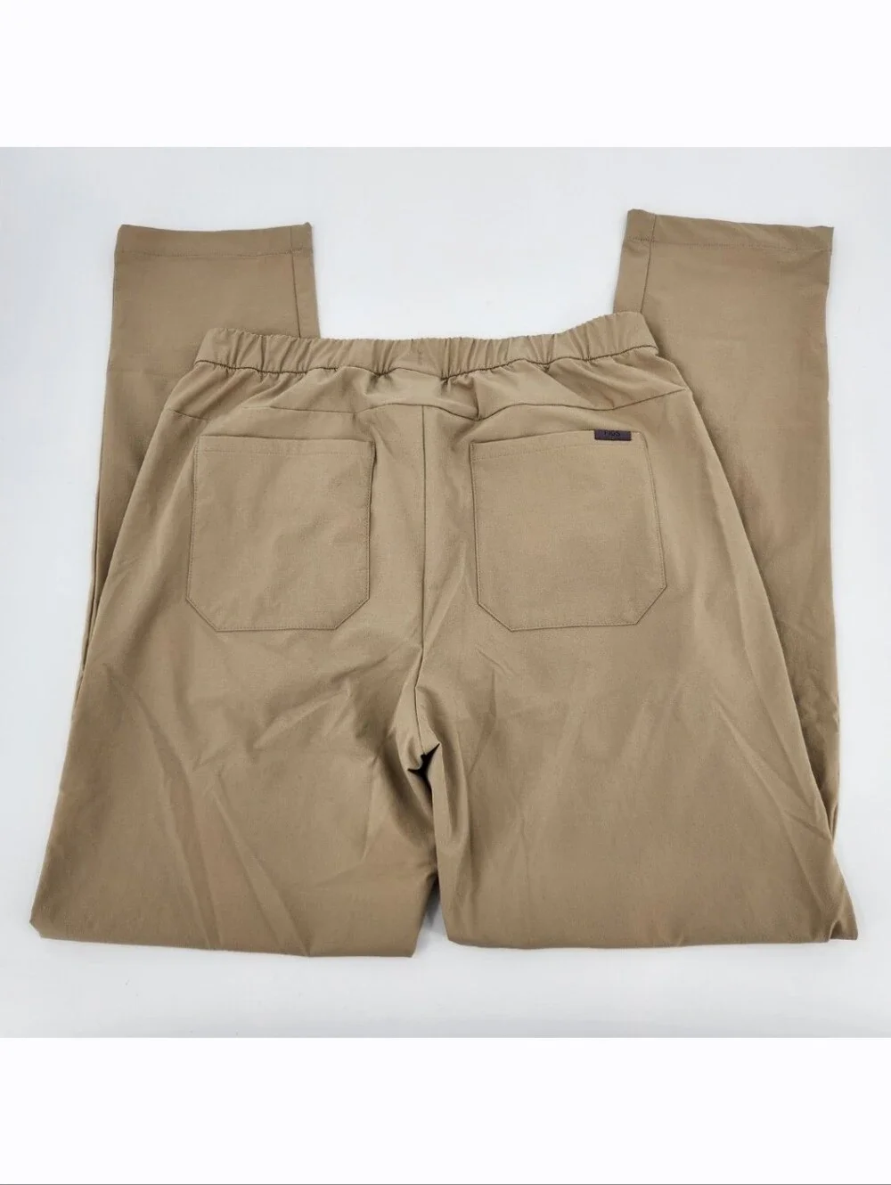 Figs Mens Technical Utility Pro Scrub Pants Mens Size Medium Khaki Scrubs Tan